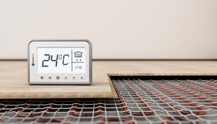 wet underfloor heating