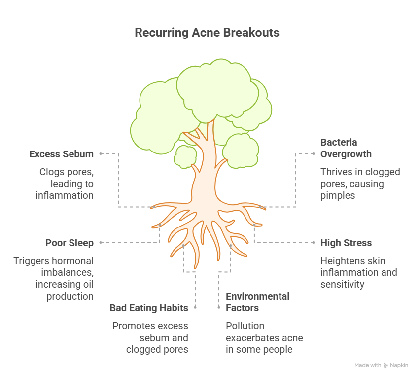 does thc cause acne - acne development