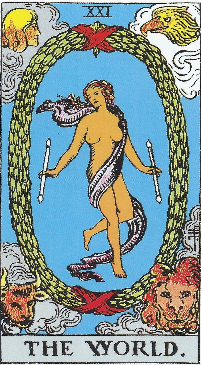 The world Tarot Card 