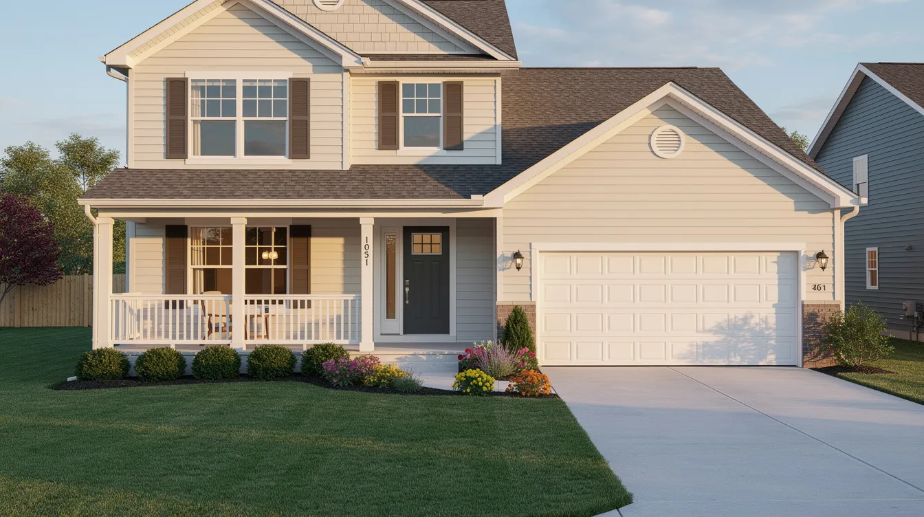 The image depicts a well-maintained single-family rental home with attractive curb appeal, showcasing the importance of property management in enhancing a property's financial health and tenant satisfaction. This inviting exterior reflects the proactive approach of property managers in maintaining the property and fostering strong relationships with tenants.