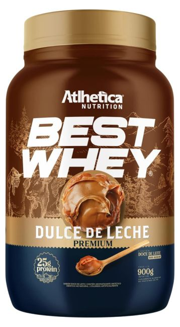 Best Whey Atlhetica Nutrition sabor dulce de leche. Fonte da imagem: Amazon