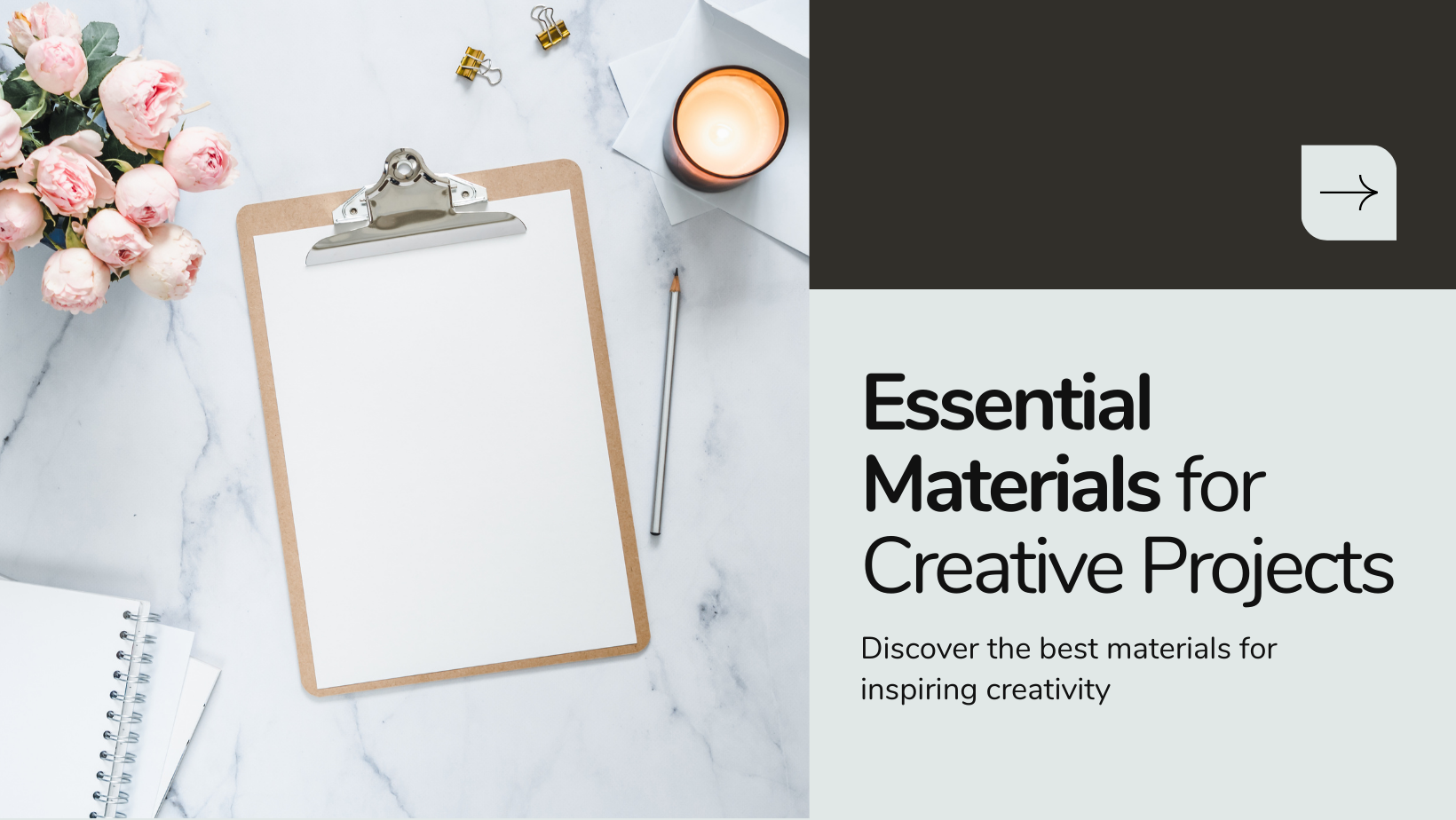 “Feminine-themed layout with colorful office and craft materials arranged neatly, ideal for highlighting essential tools.”