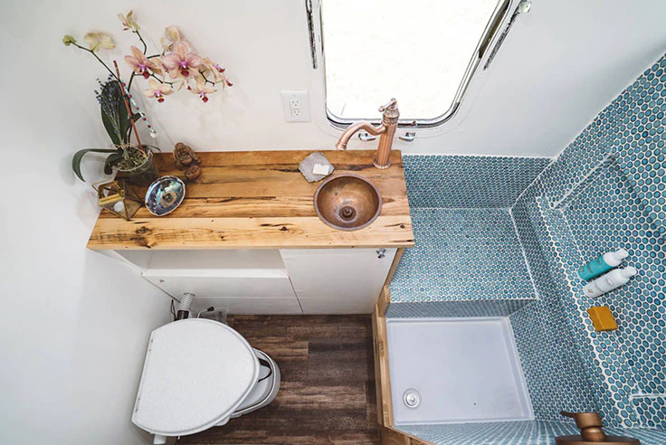Replace the RV Bathroom with a Bathroom Vanity