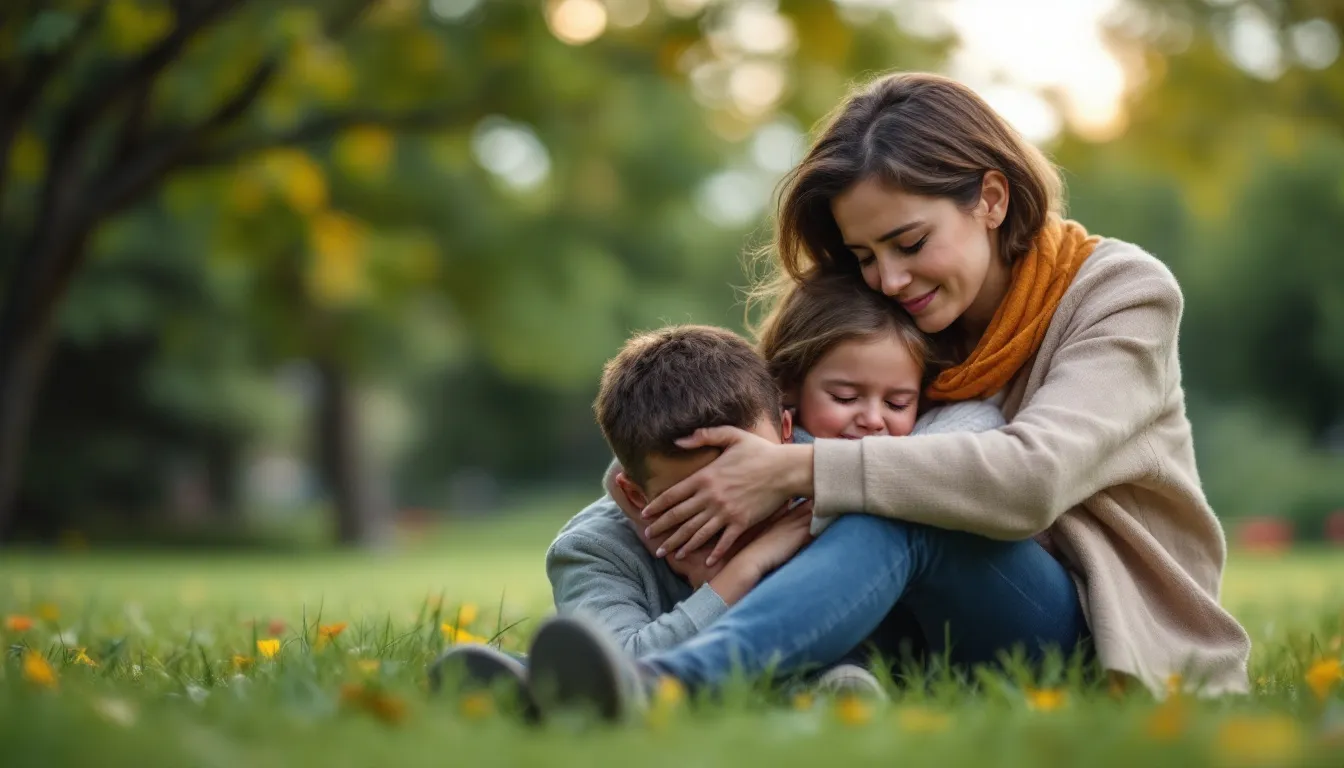In this poignant image, a grieving family stands together, visibly distressed after experiencing a wrongful death due to someone else's negligence. They hold a banner advocating for justice, symbolizing their desire for fair compensation and legal representation from experienced personal injury attorneys in Colorado Springs.
