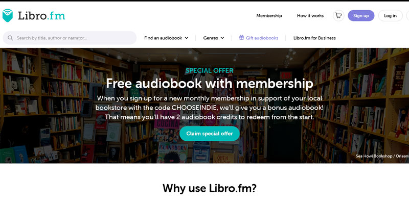 Libro gives access to your local public library