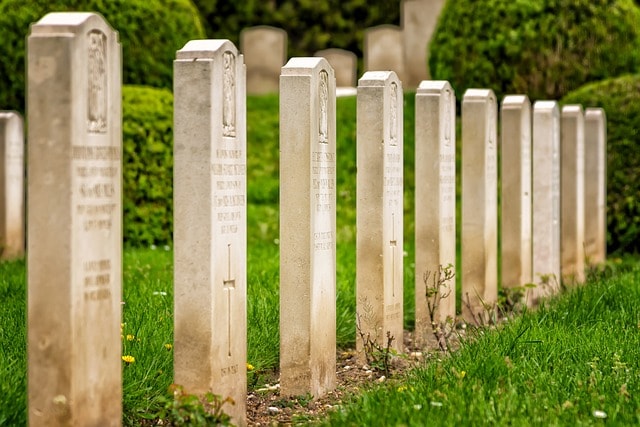 graveyard, military, graves