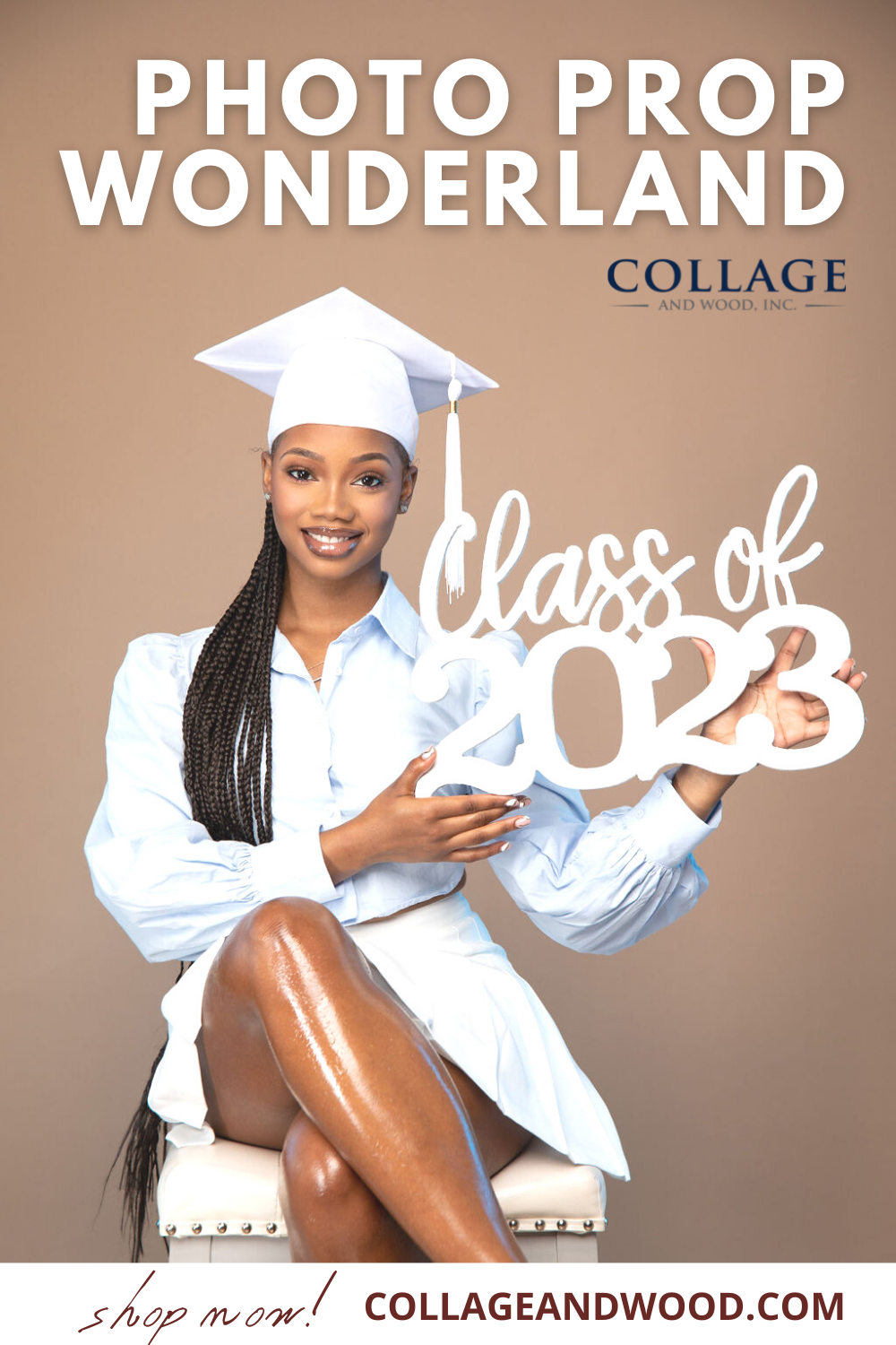 Graduation party decorations, check! We've got your graduation photo booth props for the Class of 2023!
