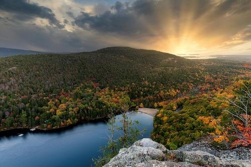 Gorgeous view near Bar Harbor in Acadia National Park