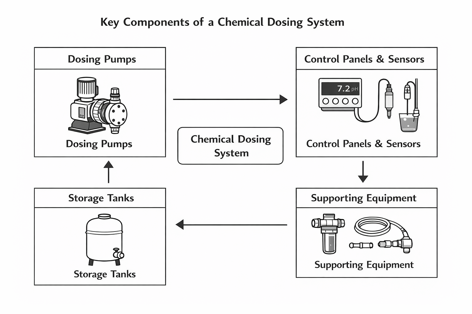 Key Components of a Chemical Dosing System