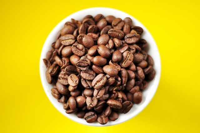 coffee, espresso, coffee beans, coffee grounds, mushrooms blended