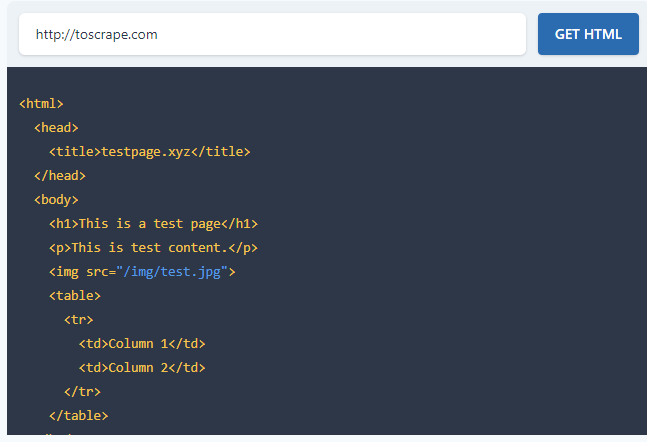 Zenscrape API web scraping code