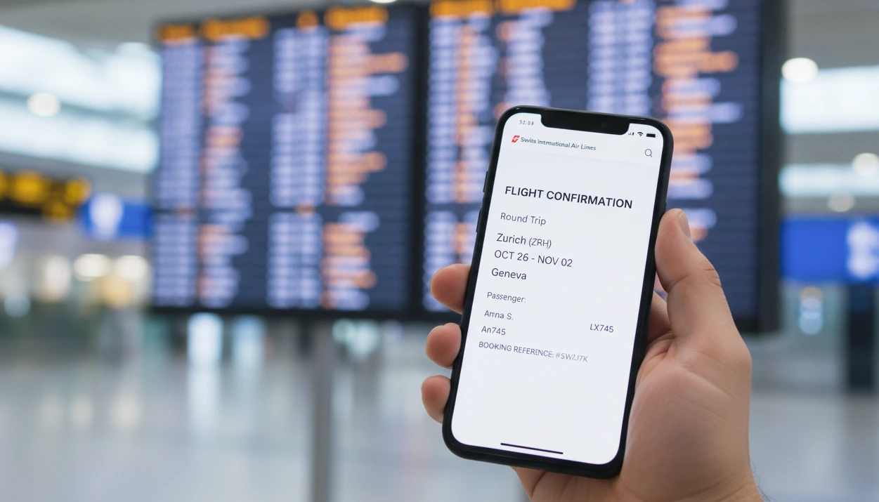 SWISS official hold option for dummy ticket bookings in India