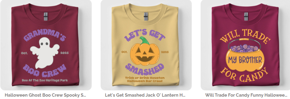 custom halloween shirts