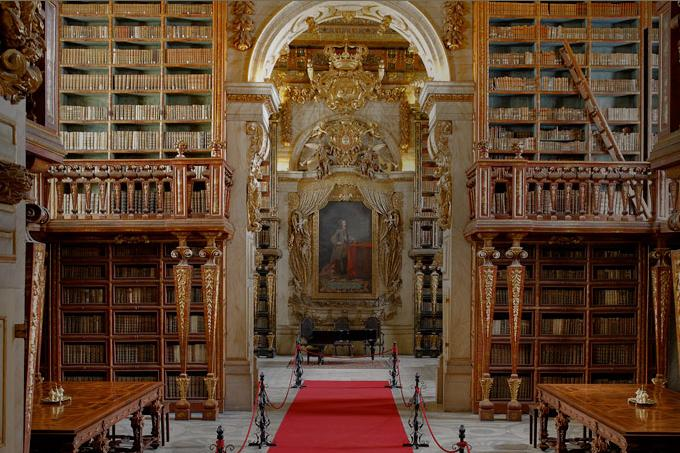 Library at the University of Coimbra