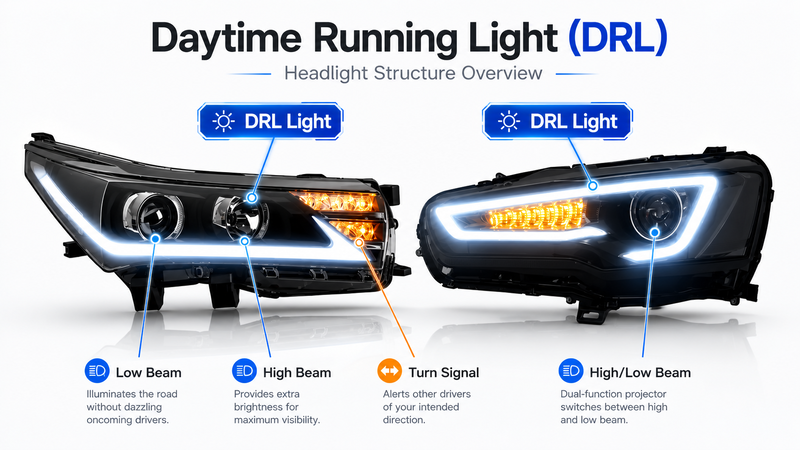 DRL lights postion