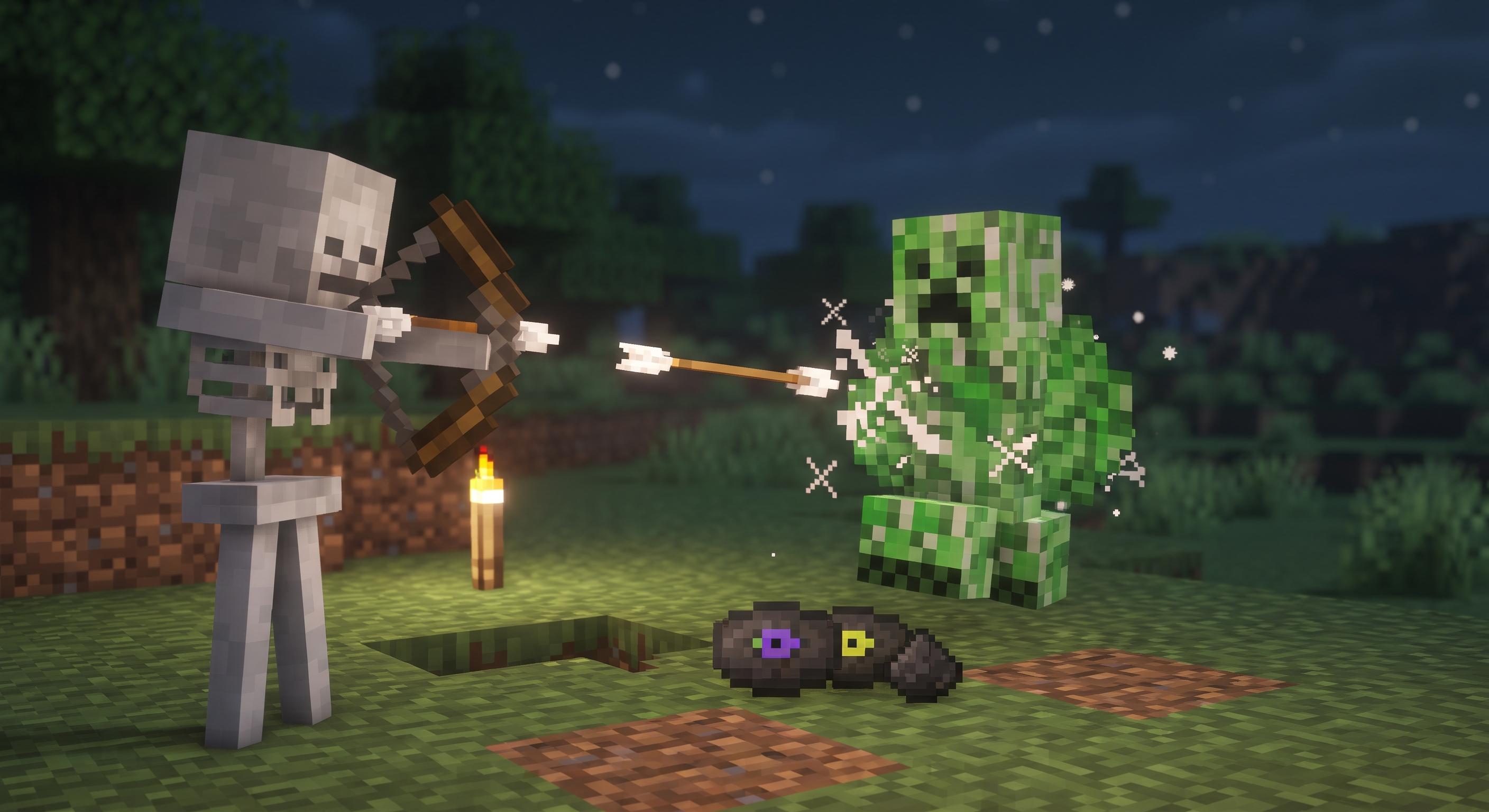How Skeleton Versus Creeper Drops Work Minecraft 26.3