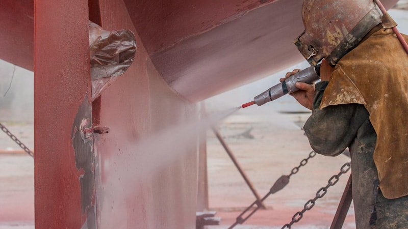 Sandblasting paint