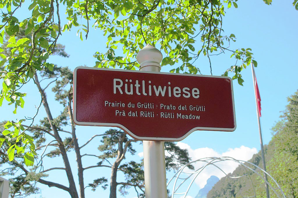 Rütli Meadow - The foundation of Switzerland https://upload.wikimedia.org/wikipedia/commons/thumb/a/af/R%C3%BCtliwiese.JPG/1024px-R%C3%BCtliwiese.JPG