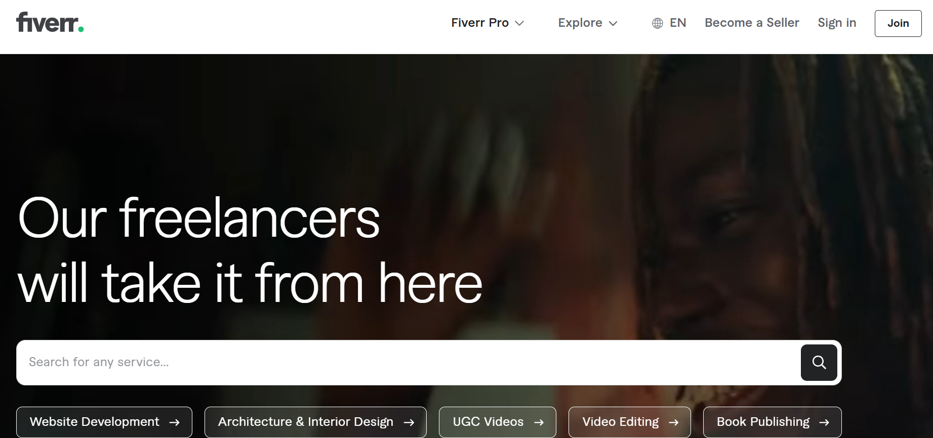 Fiverr official site