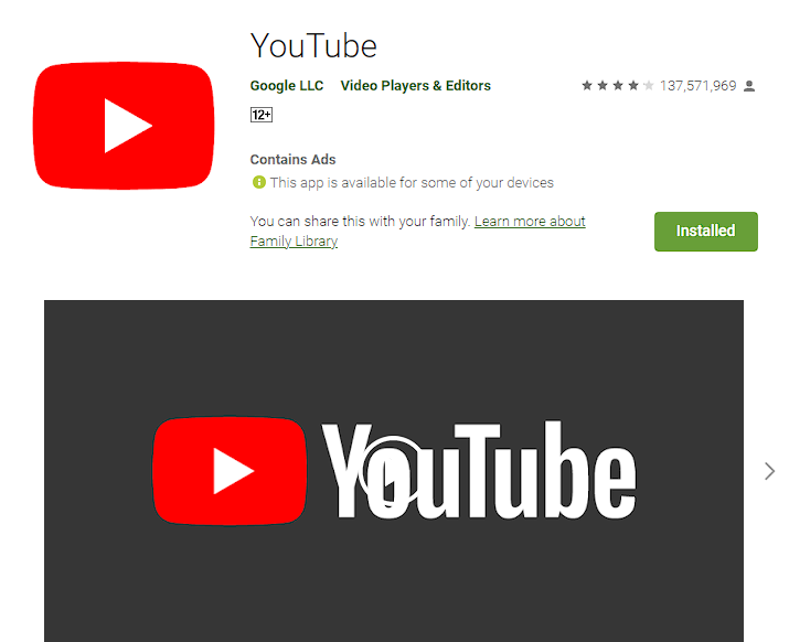 Update the YouTube app