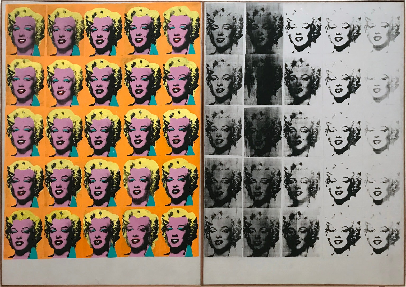 marilyn diptych (warhol)