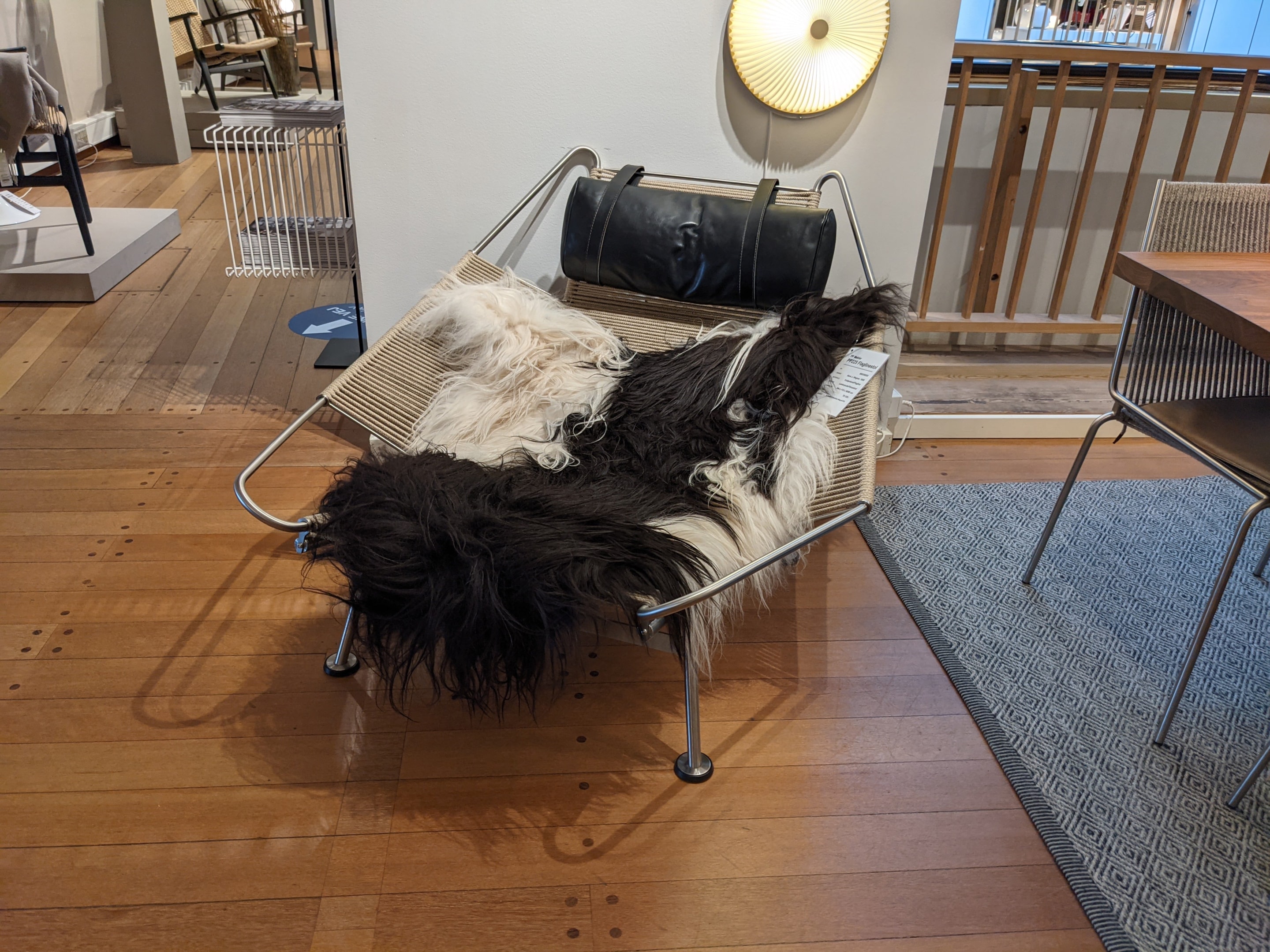 The Flag Halyard Chair in a home