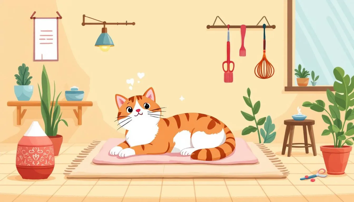 A pampered cat enjoying a spa treatment, highlighting the luxury of pet grooming in Gurugram.