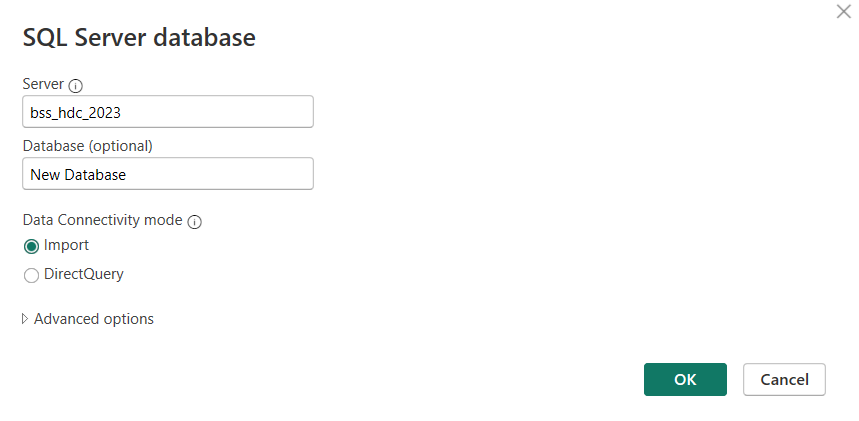 Connect SQL Server to Power BI