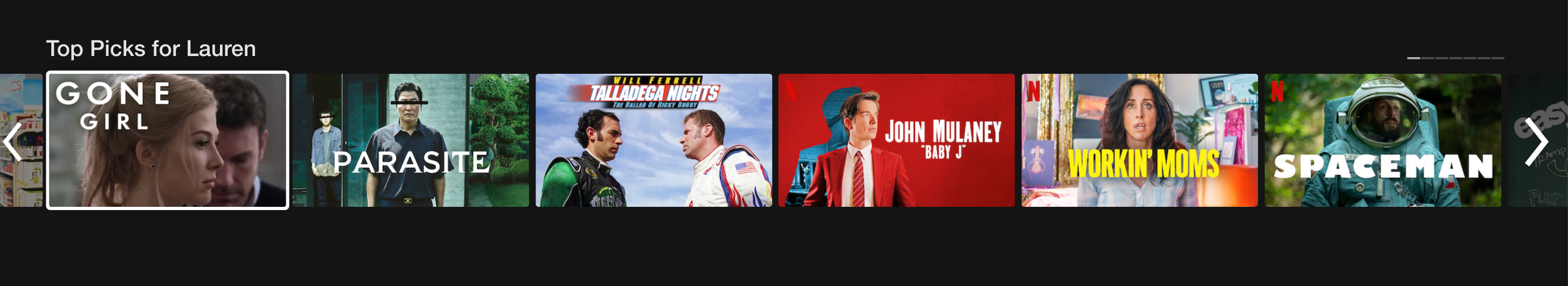 Netflix suggestions