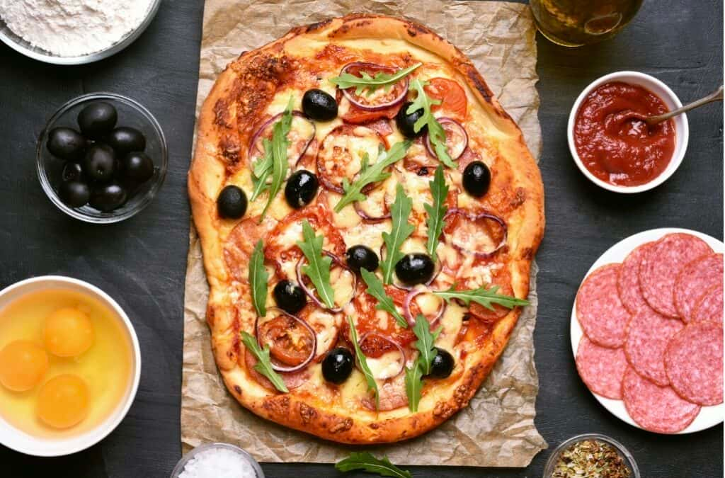 Is pizza a mixture