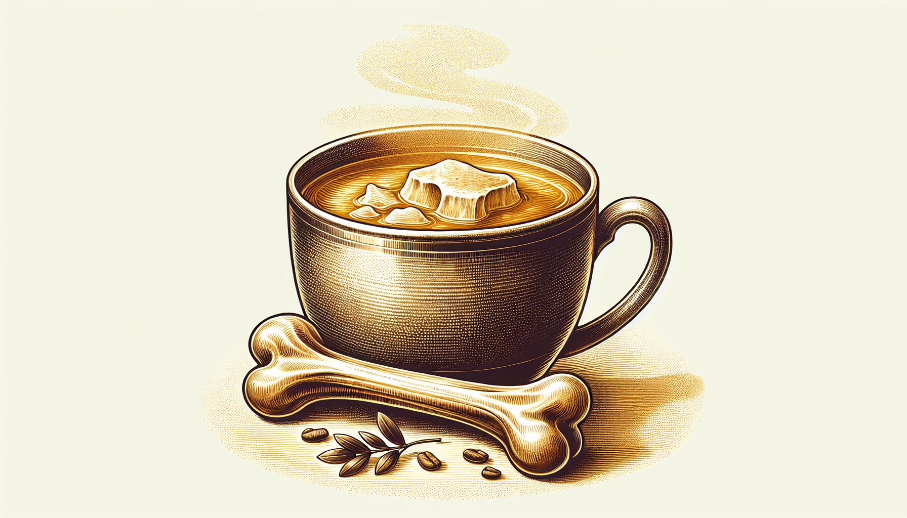 Bone broth as a coffee alternative