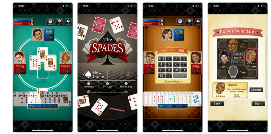 The Spades - Best Online Spades Game