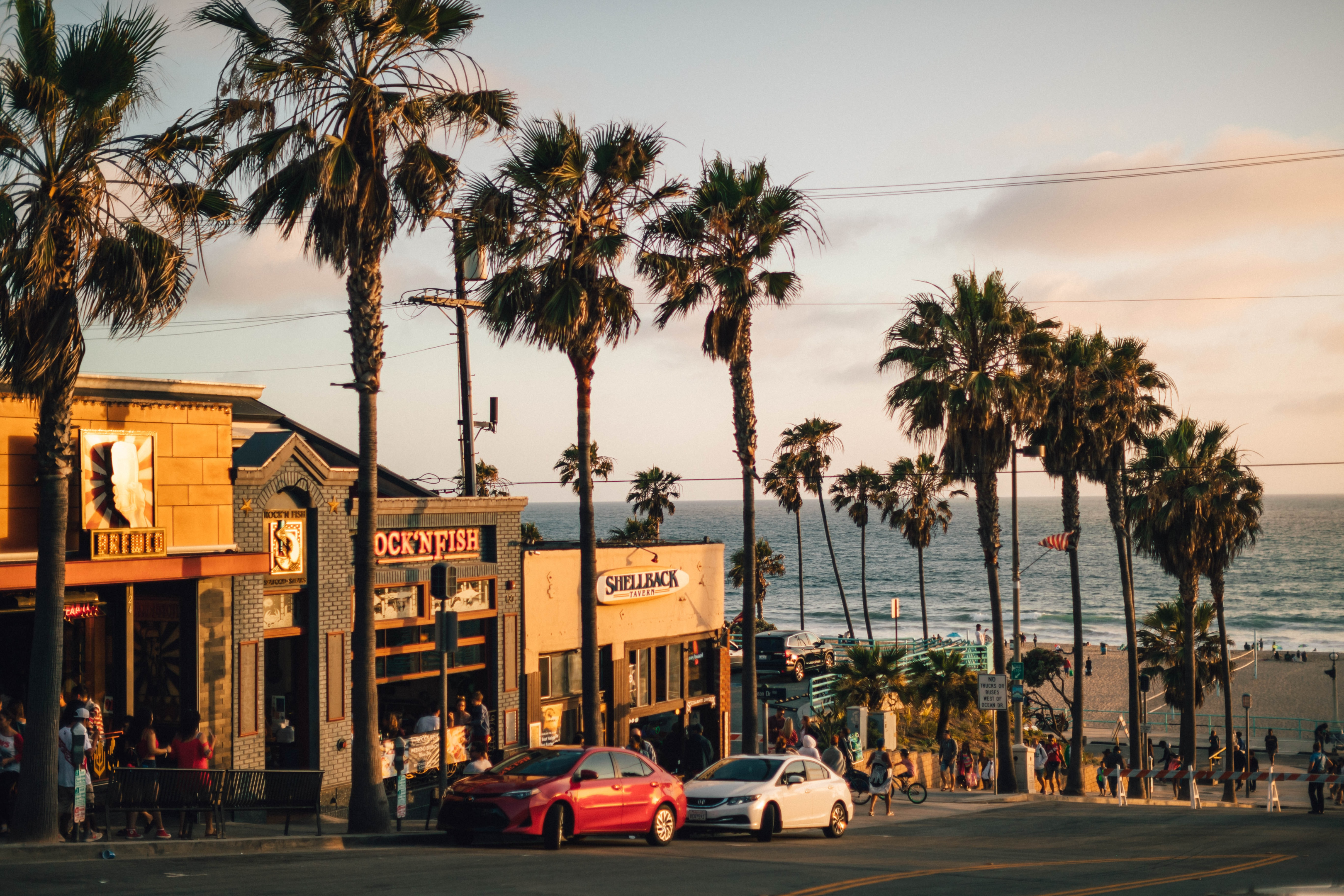 Street in Manhattan Beach, CA