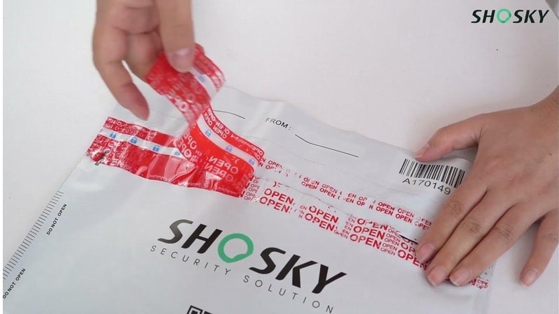 Shosky Security tamper-evident bags for banks