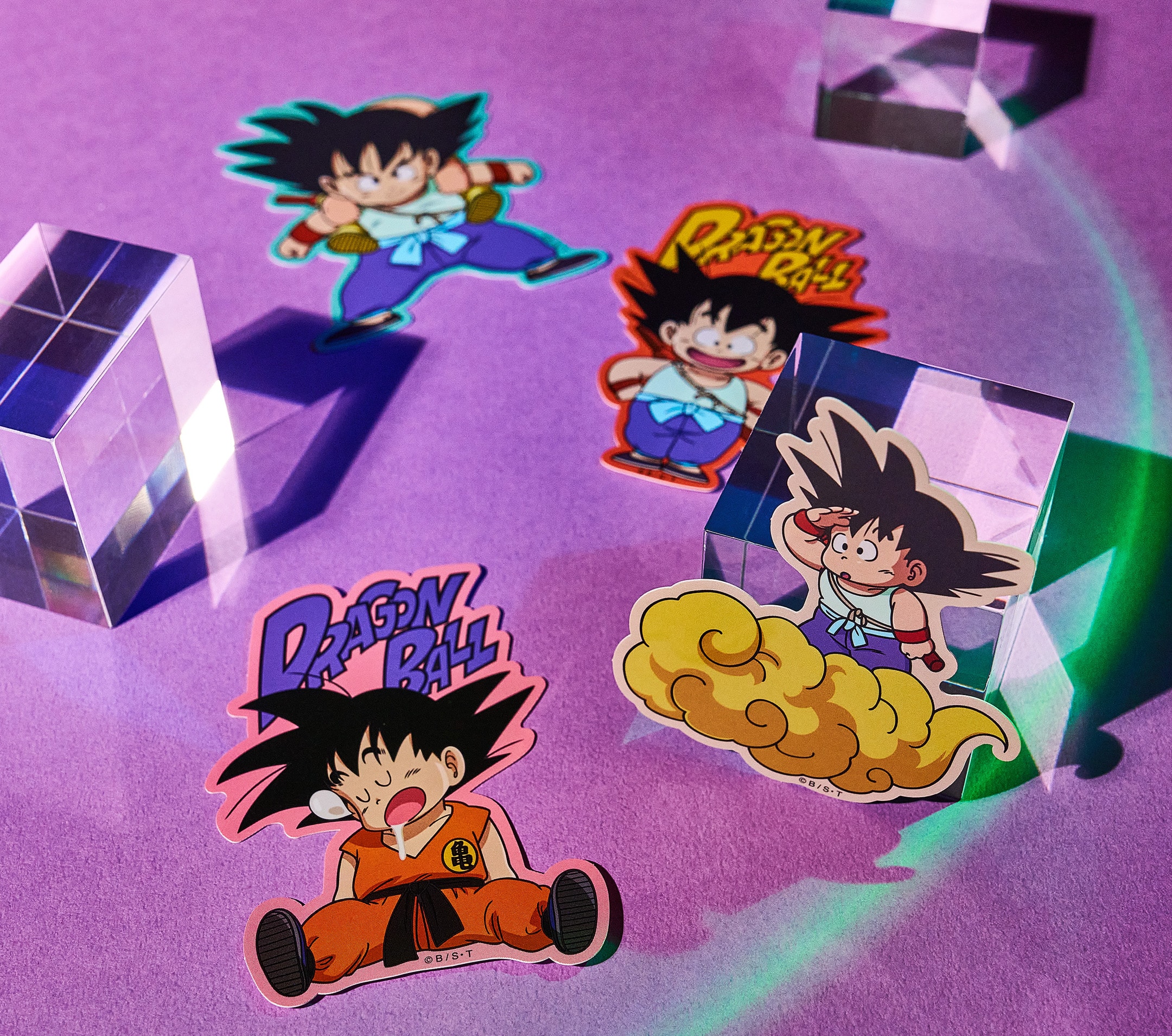 Retro Goku sticker, bonus item included in the box