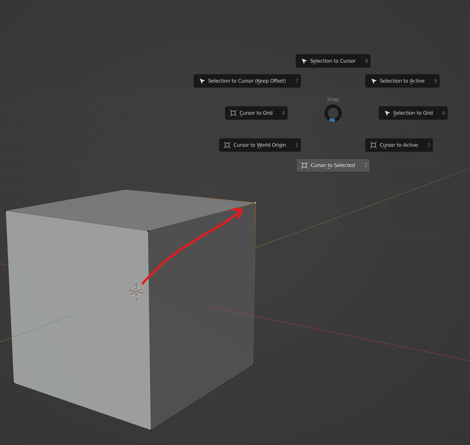 How to move 3D cursor in Blender – And other iMeshh