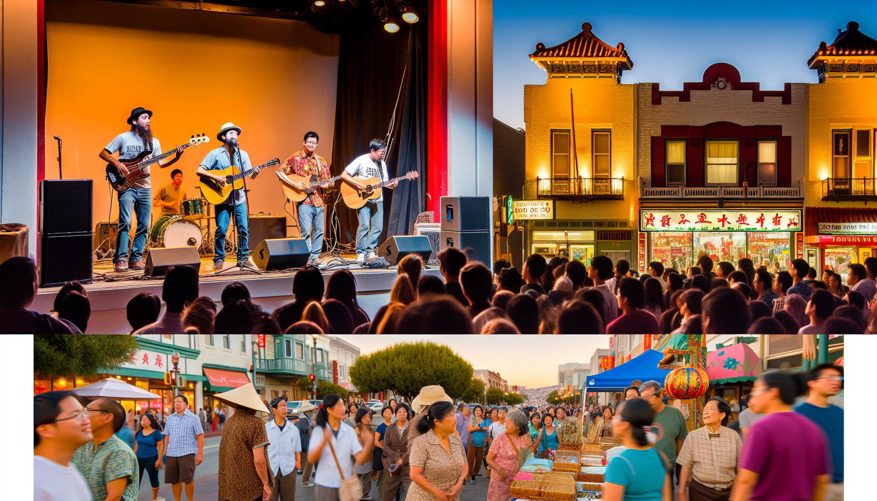 Cultural experiences: Austin's vibrant music scene and the Bay Area's rich history