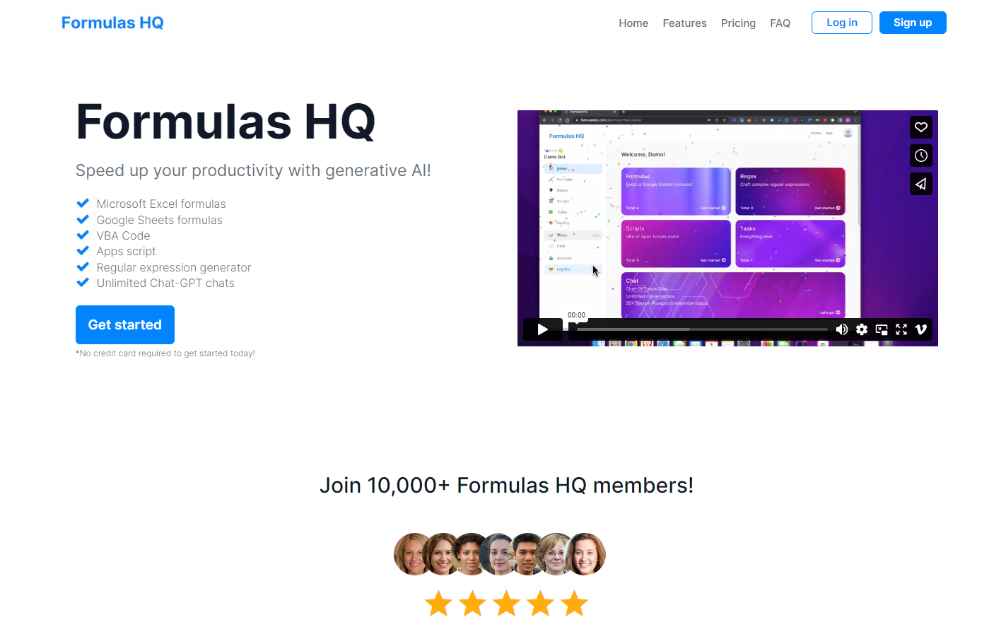 Formulas HQ, a formula generator for Excel and Google Sheets