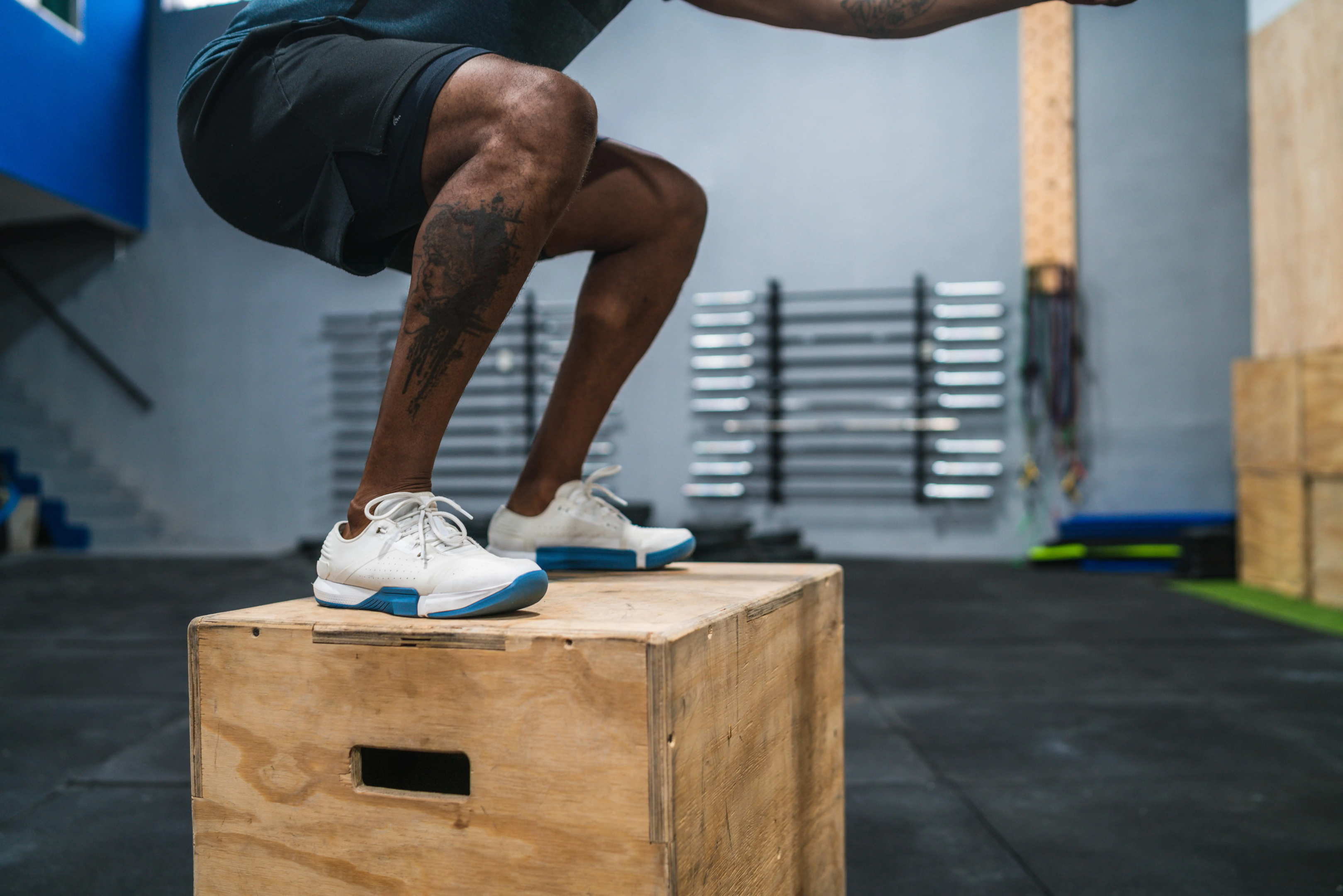 Man doing Box Jump