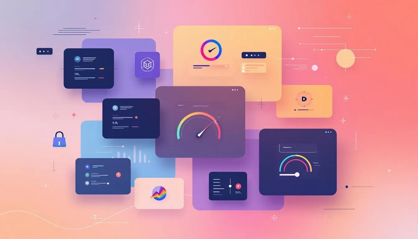 A collage of top Shopify speed optimization apps for 2025.