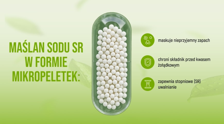 Maślan sody w formie mikropeletek
