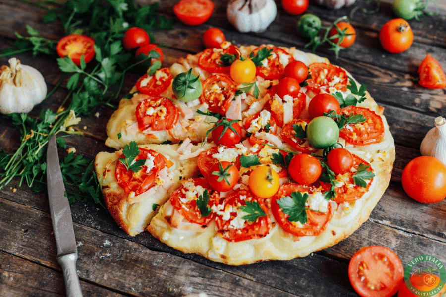 domowa pizza bez drożdży