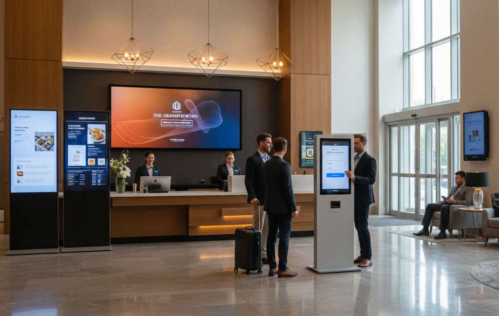 8 Best Reception Digital Signage Strategies 2 reception digital signage