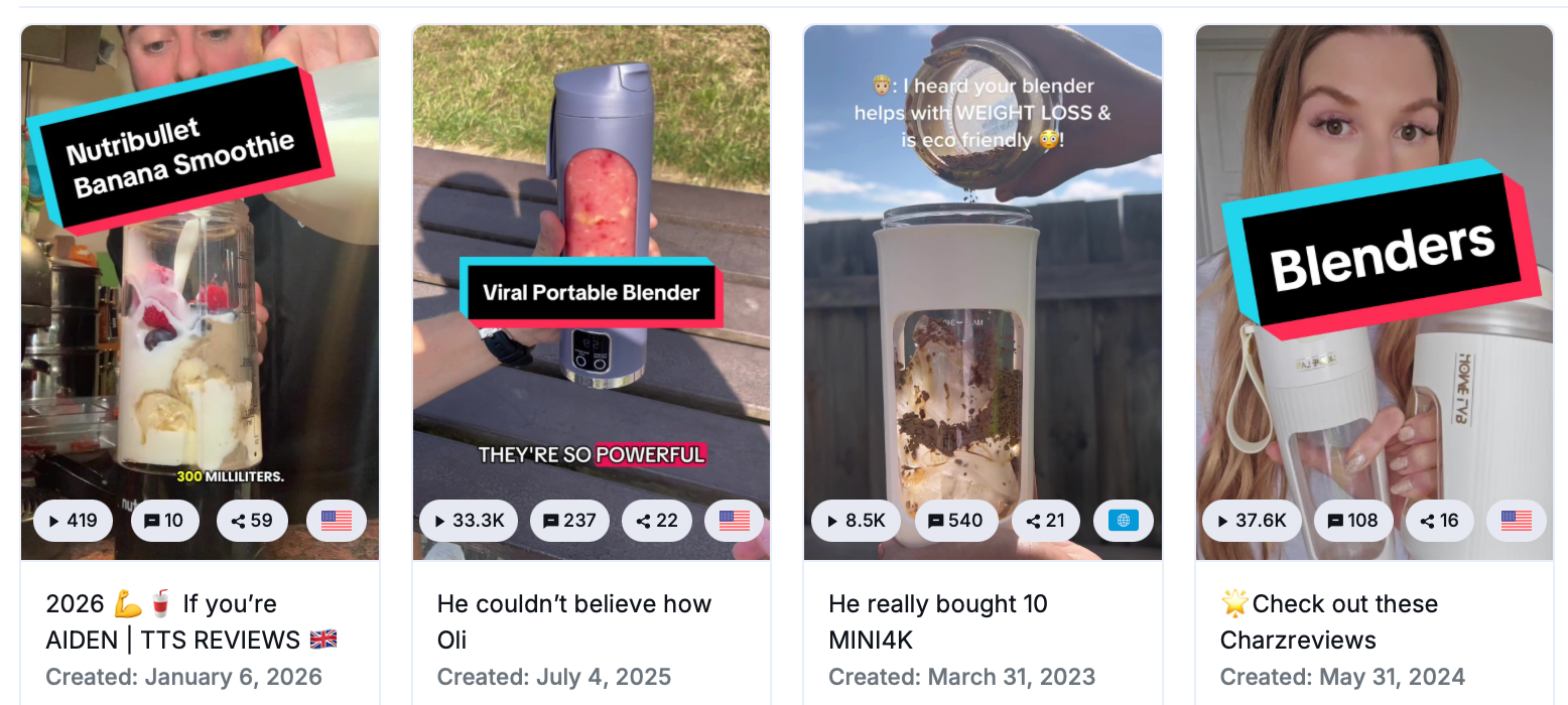 viral tiktok products - portable blenders 