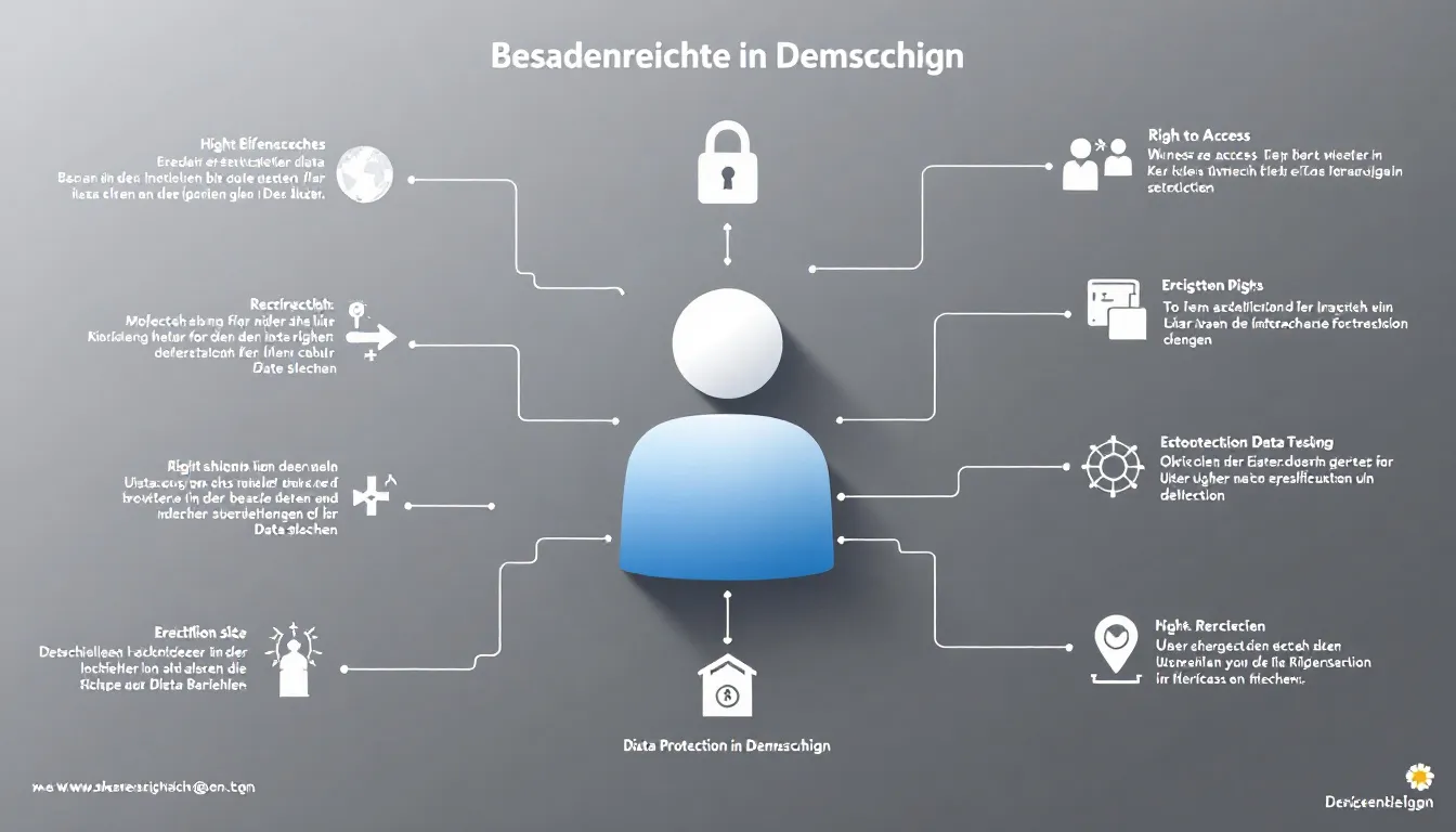 Grafik, die die Bedeutung der Betroffenenrechte im Datenschutz darstellt.