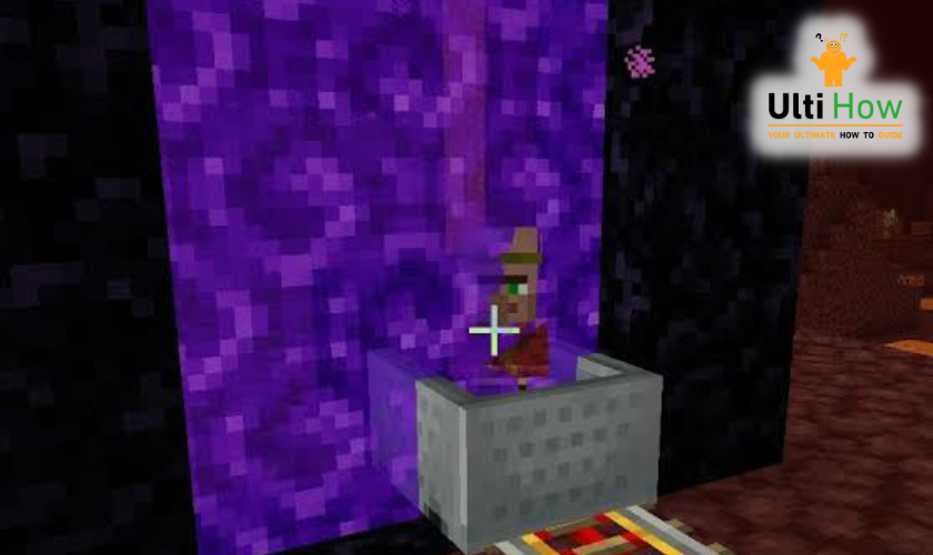 Nether Portal in a post about How to Move Villagers