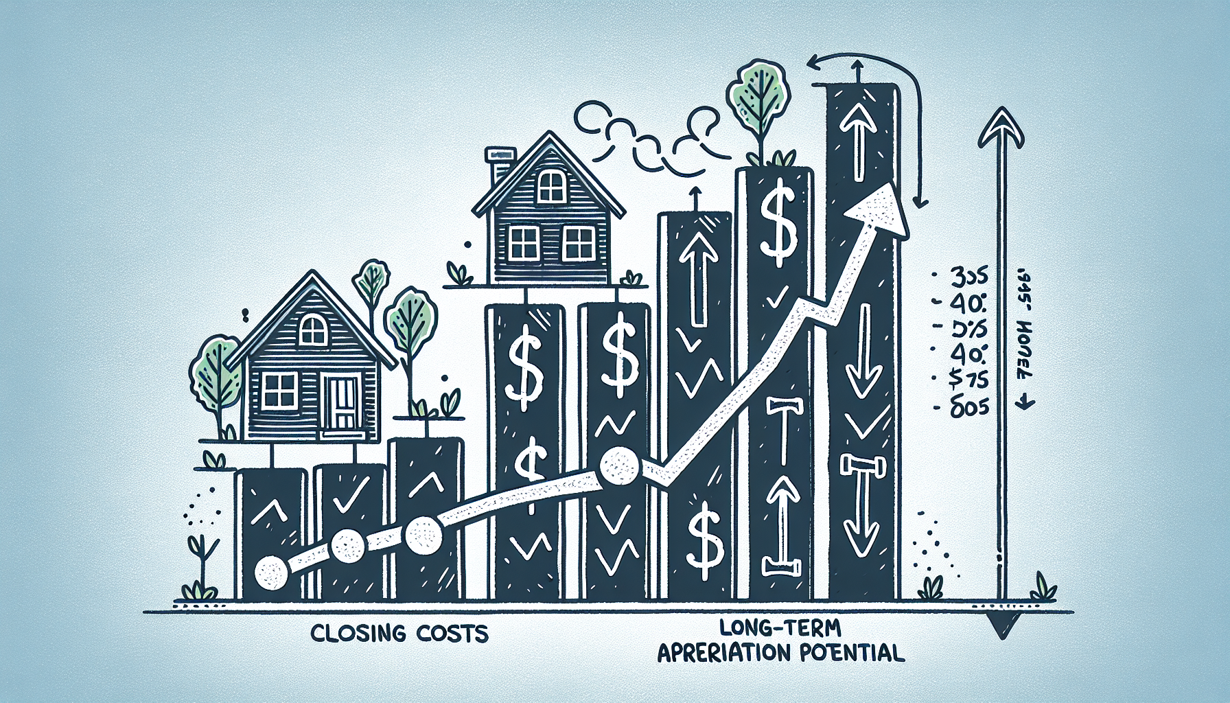 Comparison of financial implications for new vs. existing homes