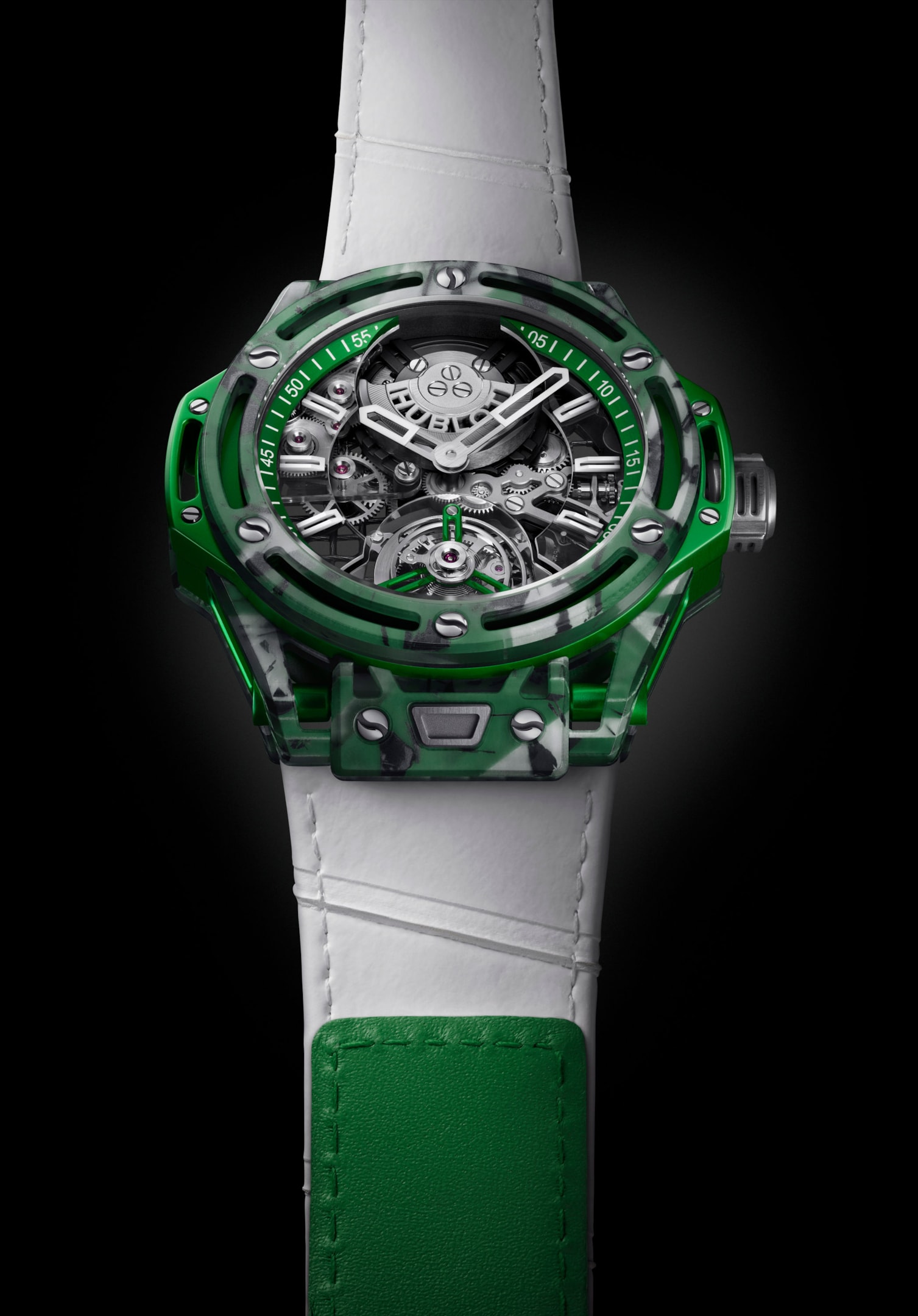 Hublot Big Bang Tourbillon Novak Djokovic GOAT Edition Green 44 mm (Ref. 429.QKG.0120.NR.DJO26)