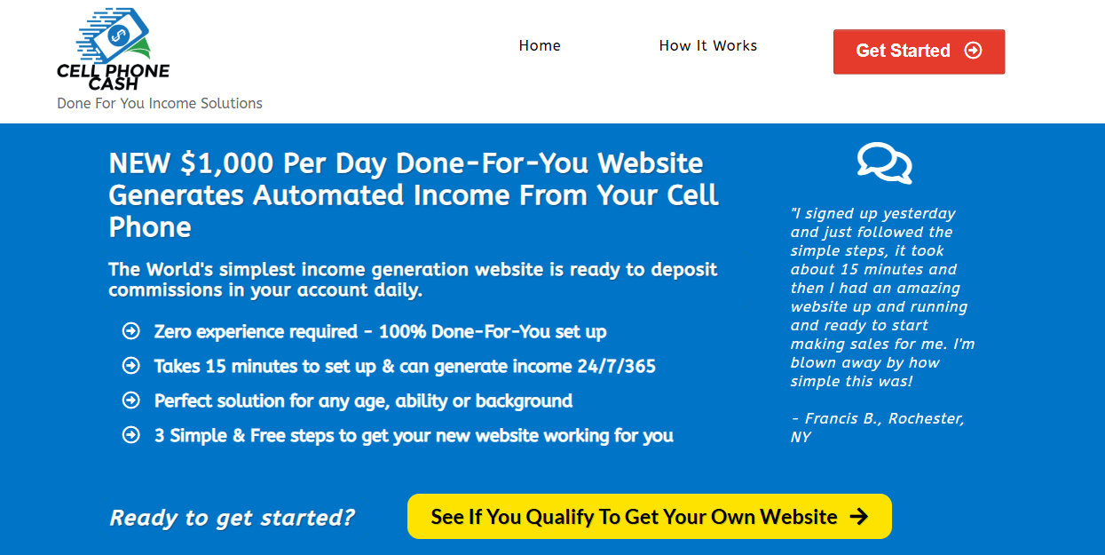 Cell Phone Cash Revie