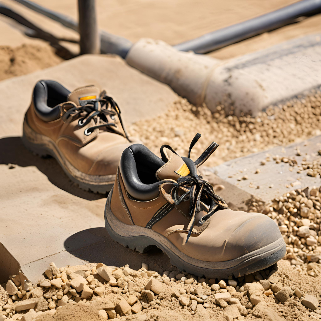 Safety shoes for electrical - work boots